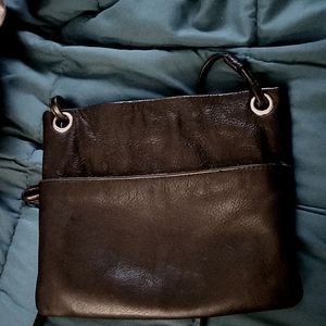 Margot Crossbody Bag Kari Black Soft Leather Handbag